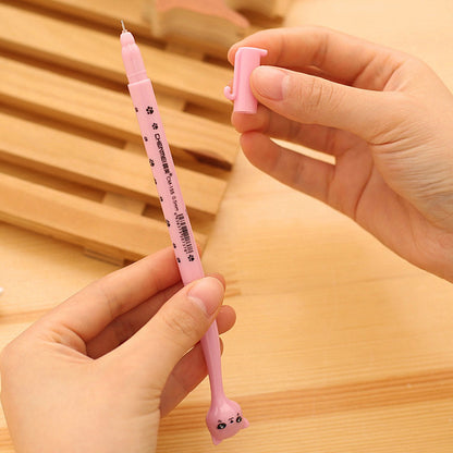 4 Pcs Cute Cat Gel pen Kawaii stationery pens