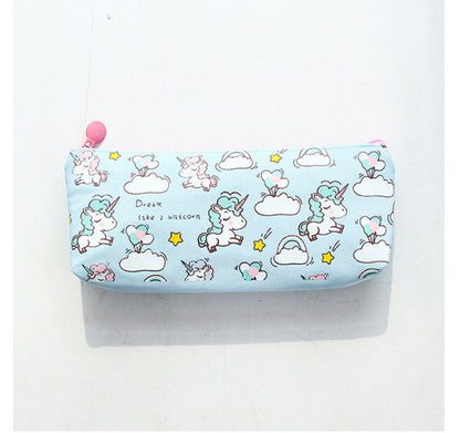 Cute Unicorn Pencil Case Pencil Bag Canvas School