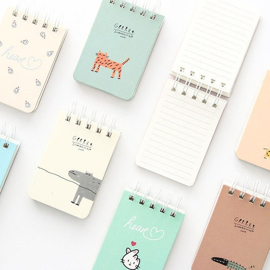 Newest Cute animal Notebooks Kawaii Coil Notepads