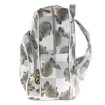 Backpack Grey Bunnies